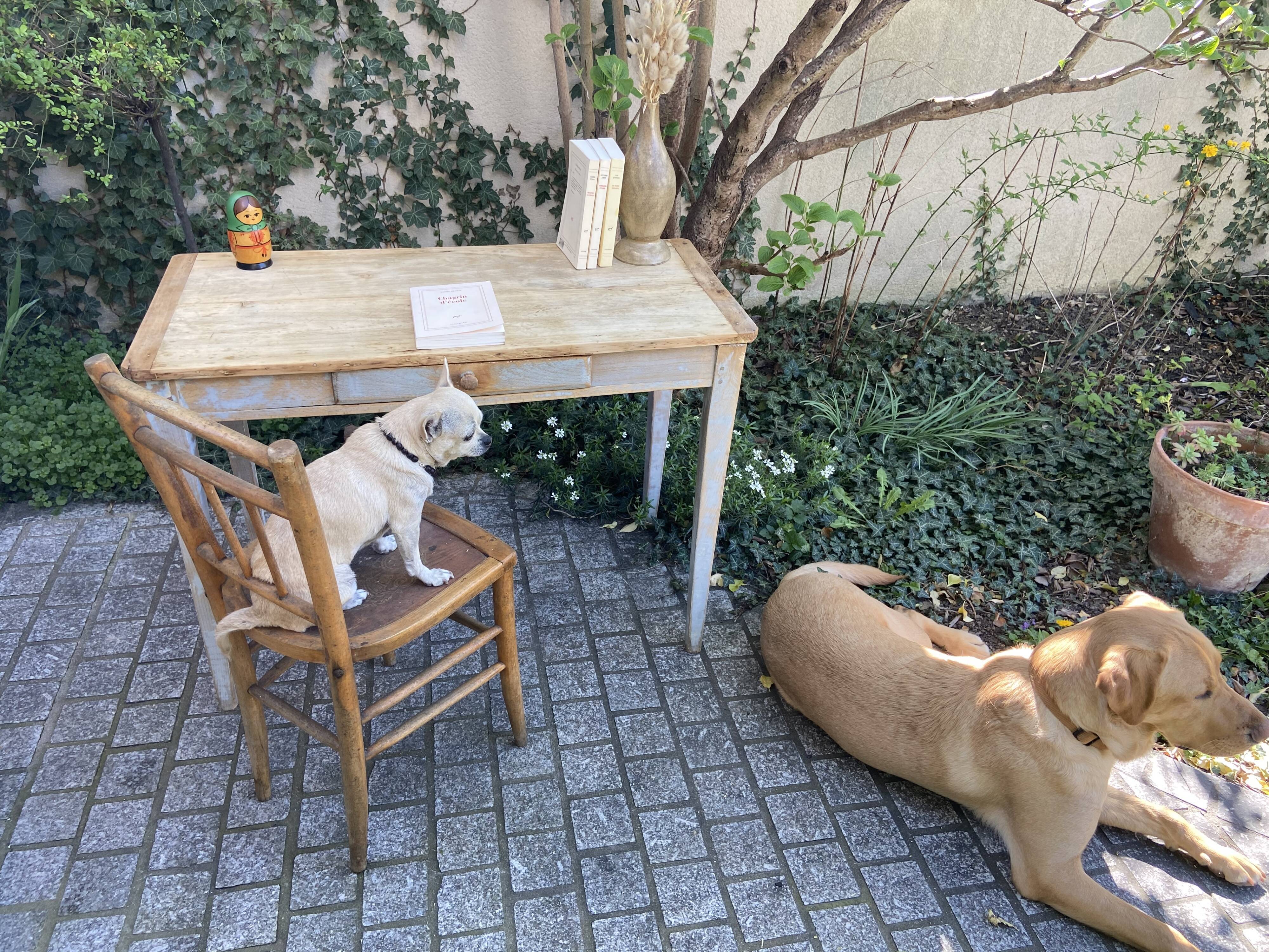 Small vintage farm table 1940 / 50