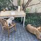 Small vintage farm table 1940 / 50