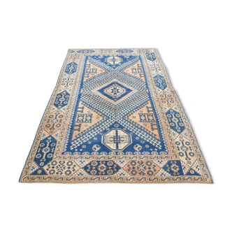 Medium Size Royal Blue Oushak Rug