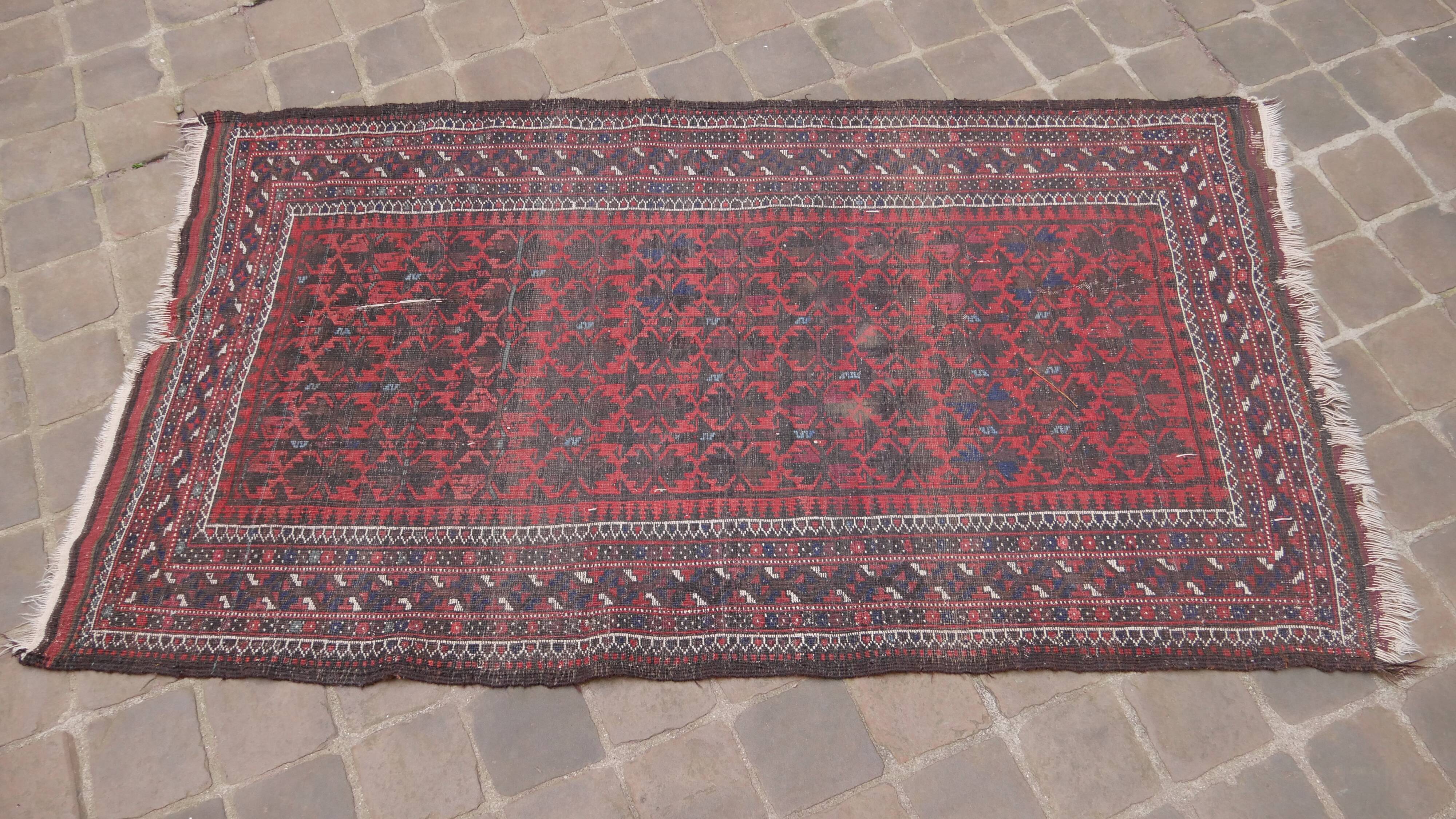 Oriental carpet handmade Persian Belouch