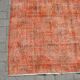 Tapis orange pour chambre à coucher