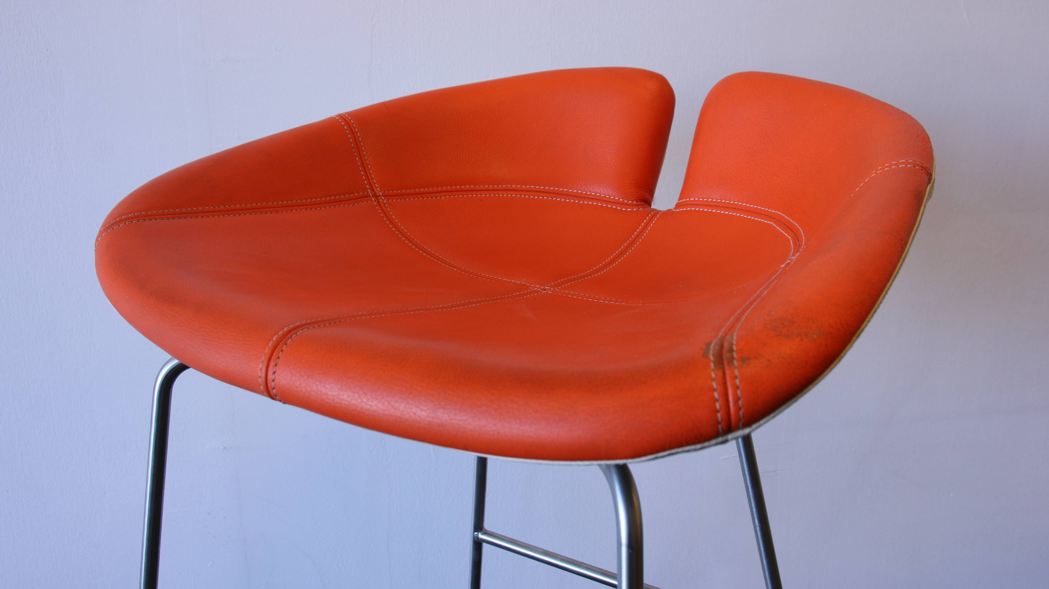 Set of 2  Moroso Fjord barstools by Patricia Urquiola