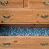 English style chest of drawers 1920 pine and pitchpin