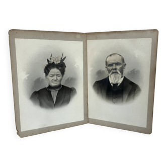 Old photos, portraits of ancestors