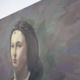 Fred Neumann After Jean Baptiste Camille Corot, The Woman with the Pearl, 1980s, Oil on Canvas