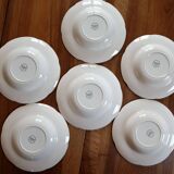 set of 6 deep plates English earthenware Johnson Brothers