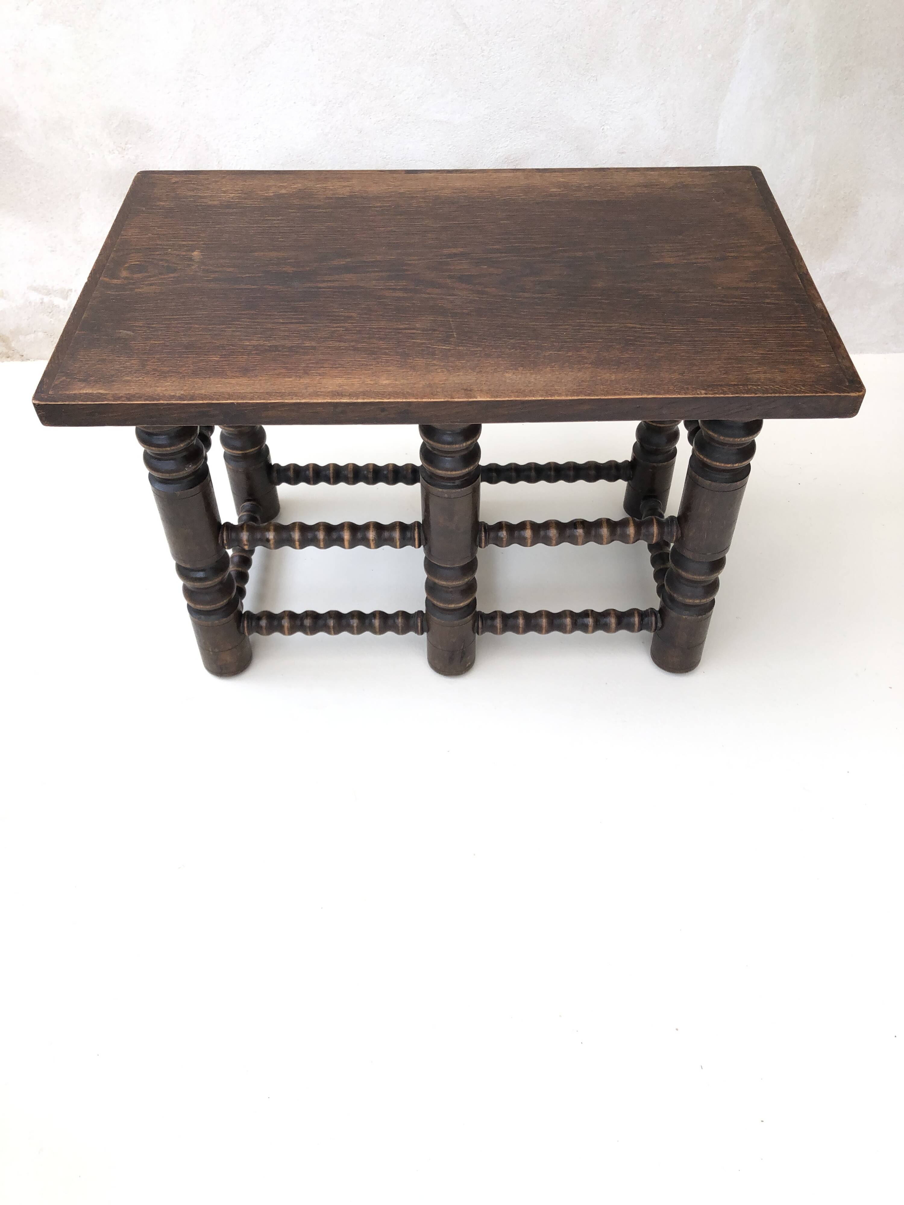 Decorative wooden coffee table