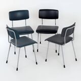 1231 tubular chairs by ontwerpbureau gispen for gispen, c. 1960s | set of 4