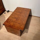 Art Deco Sofa Table in Amboyna Roots Veneer, France, 1930s