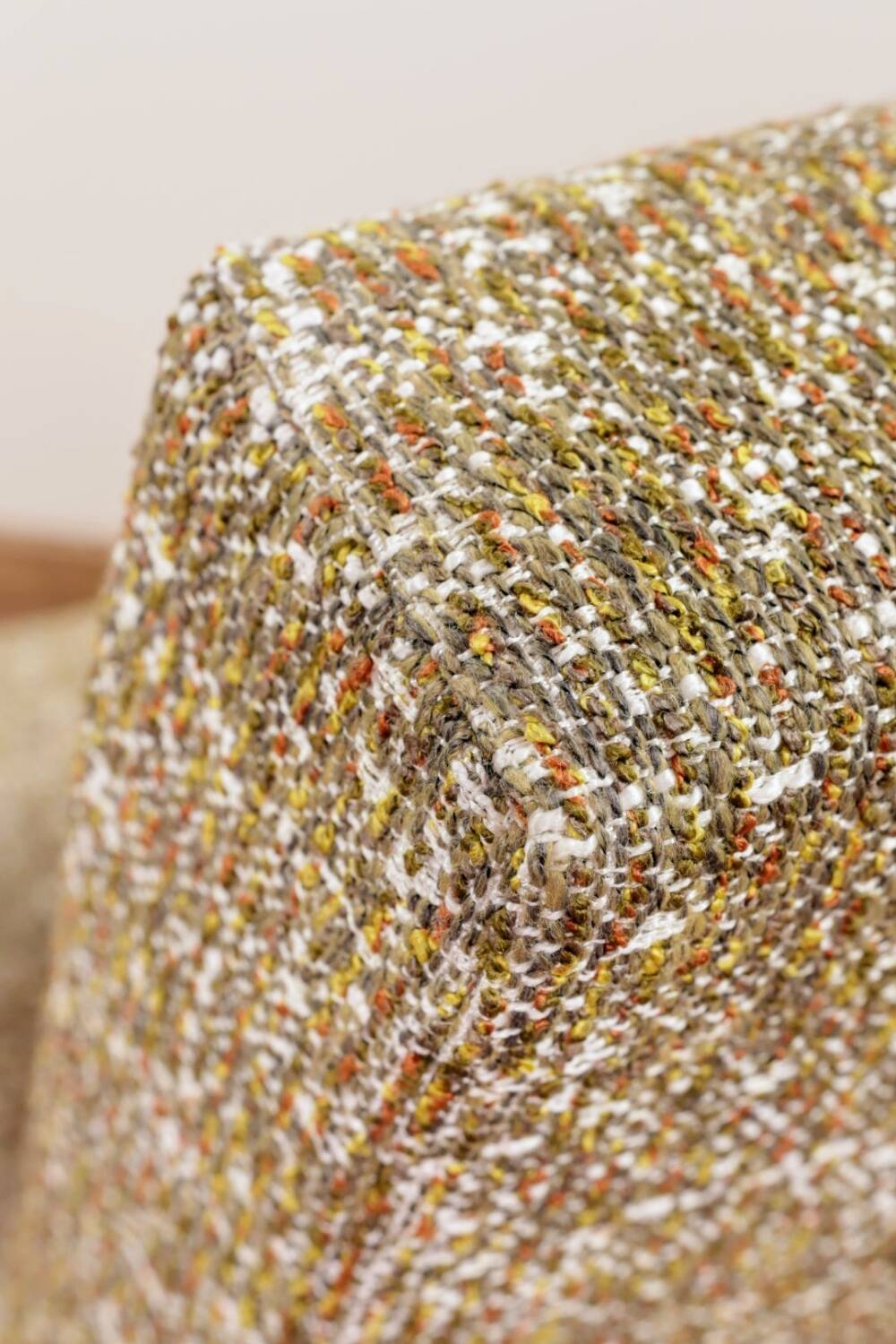 Vintage green granola ethnic design armchair