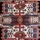 Tapis ancien fait main Malayer 123cm x 199cm - 1C999