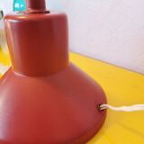 Burgundy flexible casserole lamp, 1960