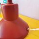 Lampe cocotte flexible bordeaux, 1960