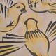ANDRÉ BAUD (1903-1986) grand plat représentant des oiseaux, Vallauris, France, c.C. 1950