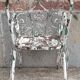 Fauteuil en fer forgé
