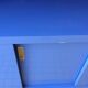 Blue lacquered low cabinet