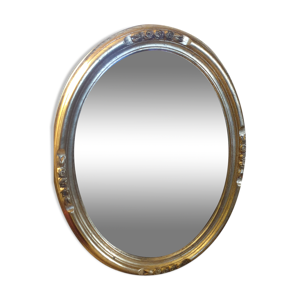 Miroir ovale art déco 46x36cm