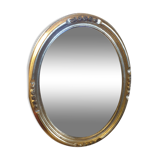 Art Deco oval mirror 46x36cm