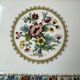 Coalport Ming Rose sandwich plate in English porcelain - vintage