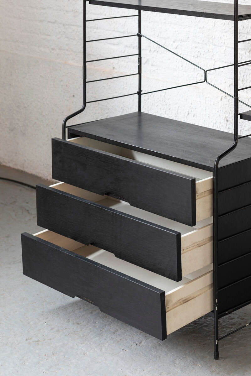 3-Bay shelving system by WHB, Germany, 1960’s