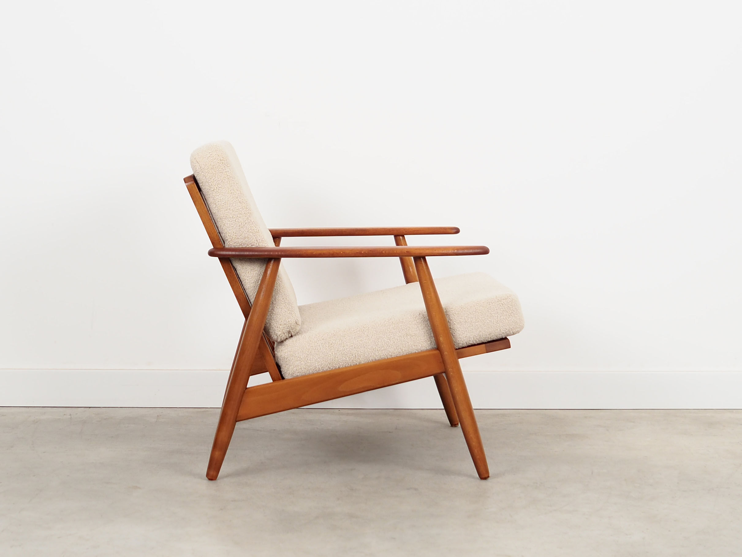 Beech armchair, Danish design, 1970s, production: Denmark