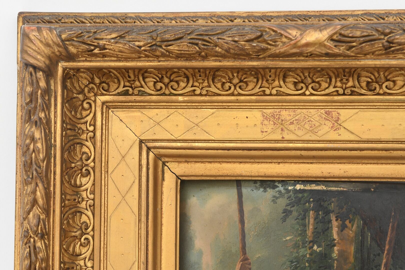 Painting on panel "Spring"