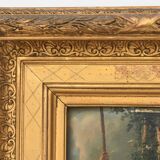 Painting on panel "Spring"