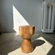 End of sofa, stool, modular furniture in monoxyl suar