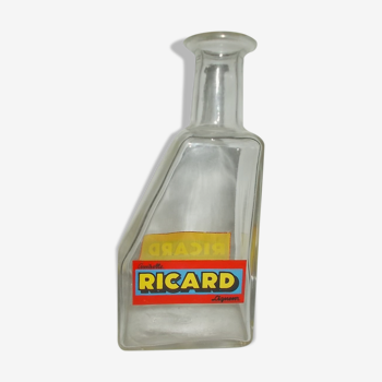 Carafe ricard carré bistrot, publicitaire vintage