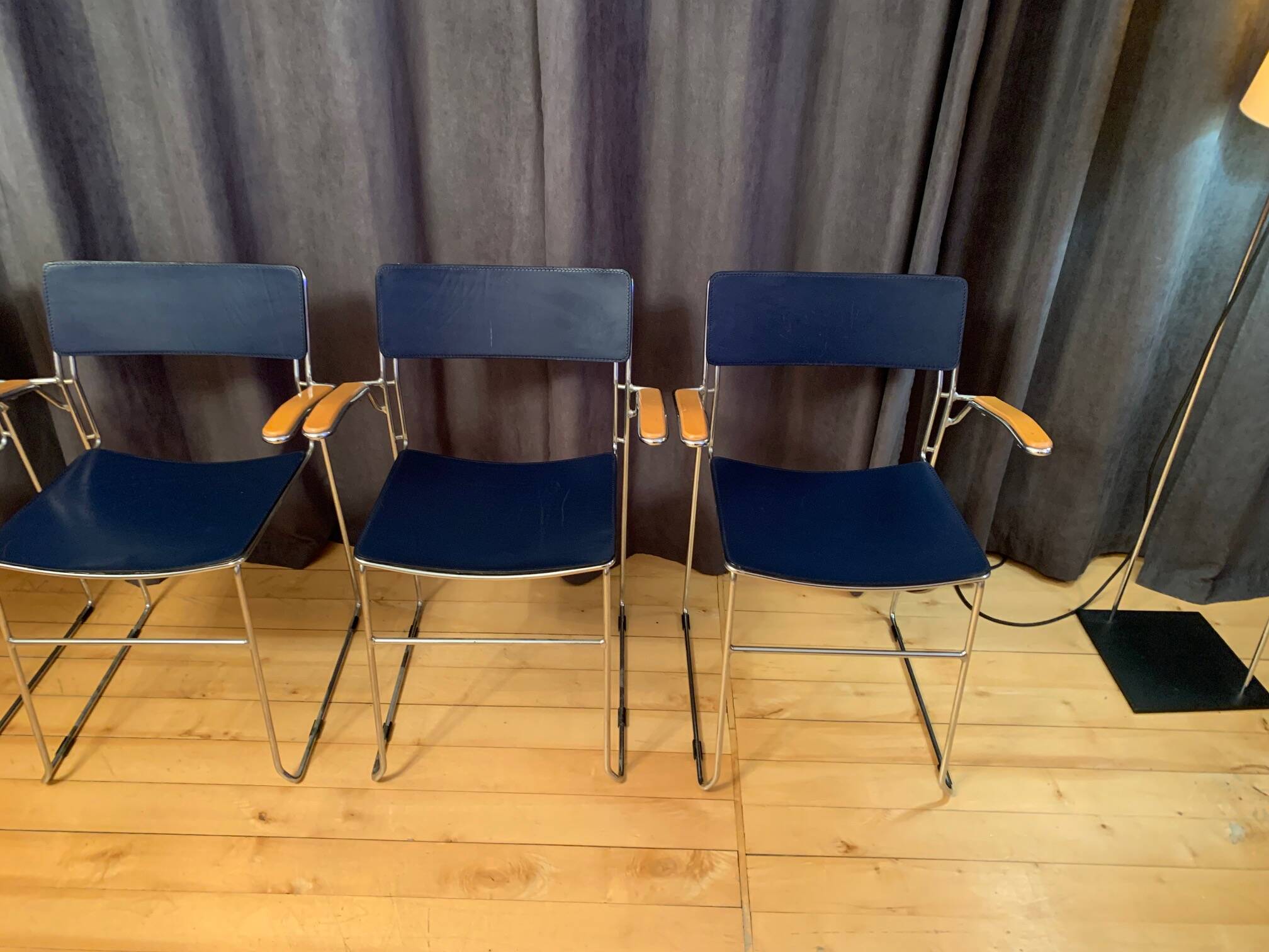 Set of four Sultana chairs, Arrben, Italy, 1970s/1980s