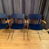 Set of four Sultana chairs, Arrben, Italy, 1970s/1980s