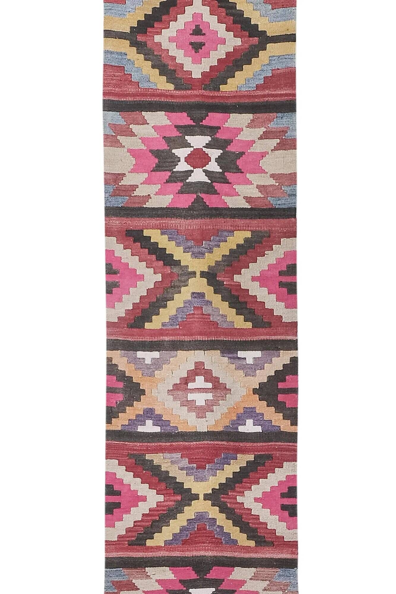 Tapis de couloir turc vintage