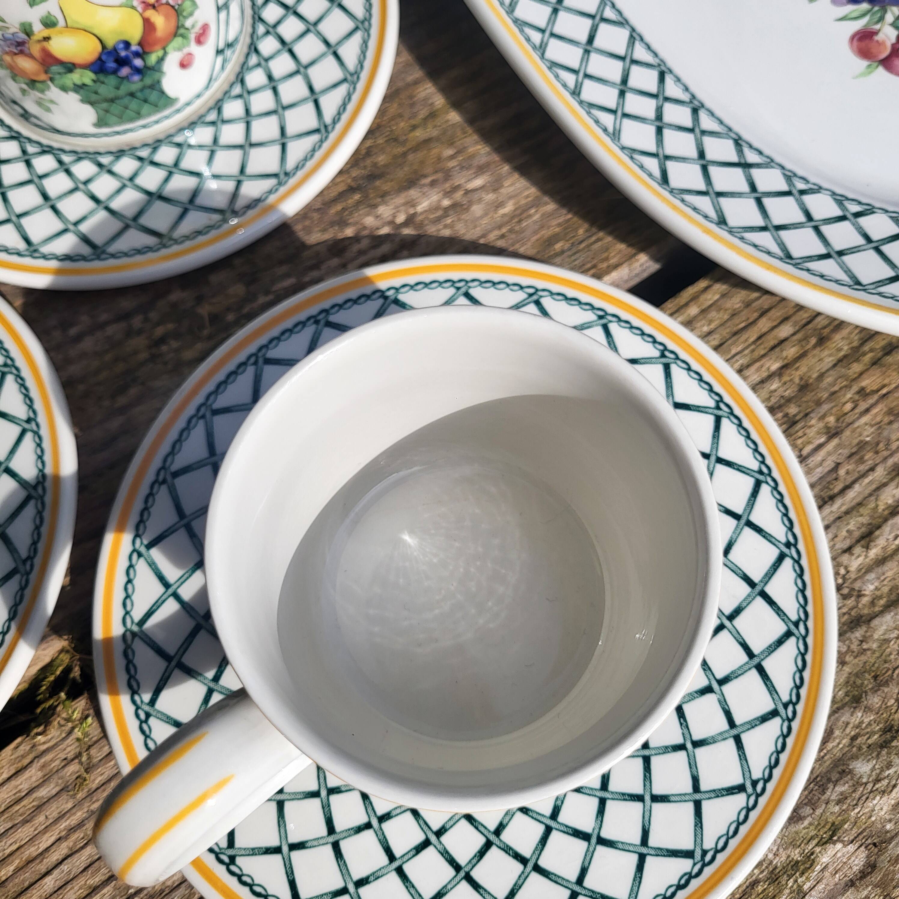 Service à café Villeroy et Boch, série Basket