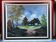 Oil on canvas "Brière, thatched cottage" signature to be identified