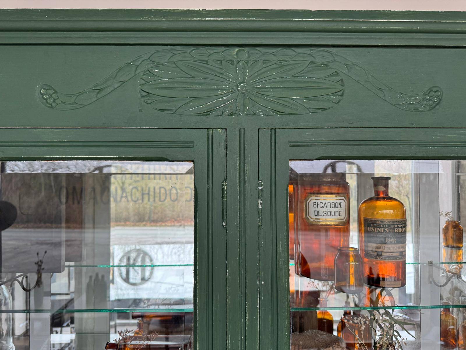 Pharmacy display case