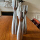 Bougeoirs aluminium