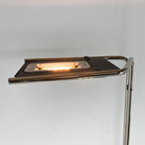 1970's Chrome & Marble Floor Lamp by Bruno Gecchelin for Guzzini, Italy