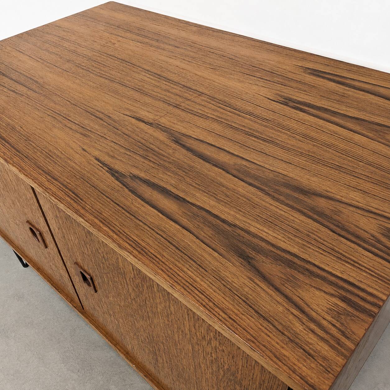 Vintage MDK lowboard in teak, Belgium, 1960s.