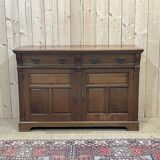 Buffet anglais en noyer des années 1950