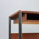 Vintage mahogany veneer hairdresser design Italy 1960s