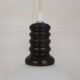 Lampe suspendue Cascade avec 5 boules en verre blanc, années 70