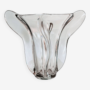 Crystal “Taurus” vase. France, 1940s