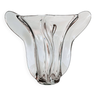 Vase « Taureau » en cristal. France, années 40