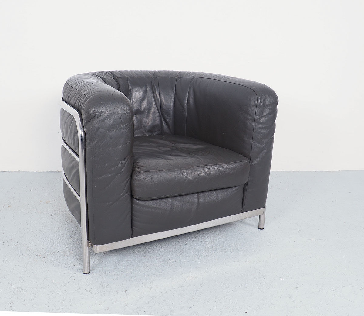 Italian Leather Onda Armchairs from Zanotta, 1980