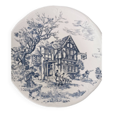 Decorative plate from Gien maison chasse