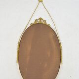 Mirror in a brass frame, 1960s
