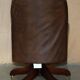 Fauteuil Chesterfield vintage en cuir vieilli
