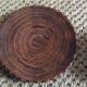Wooden bowl and plate set