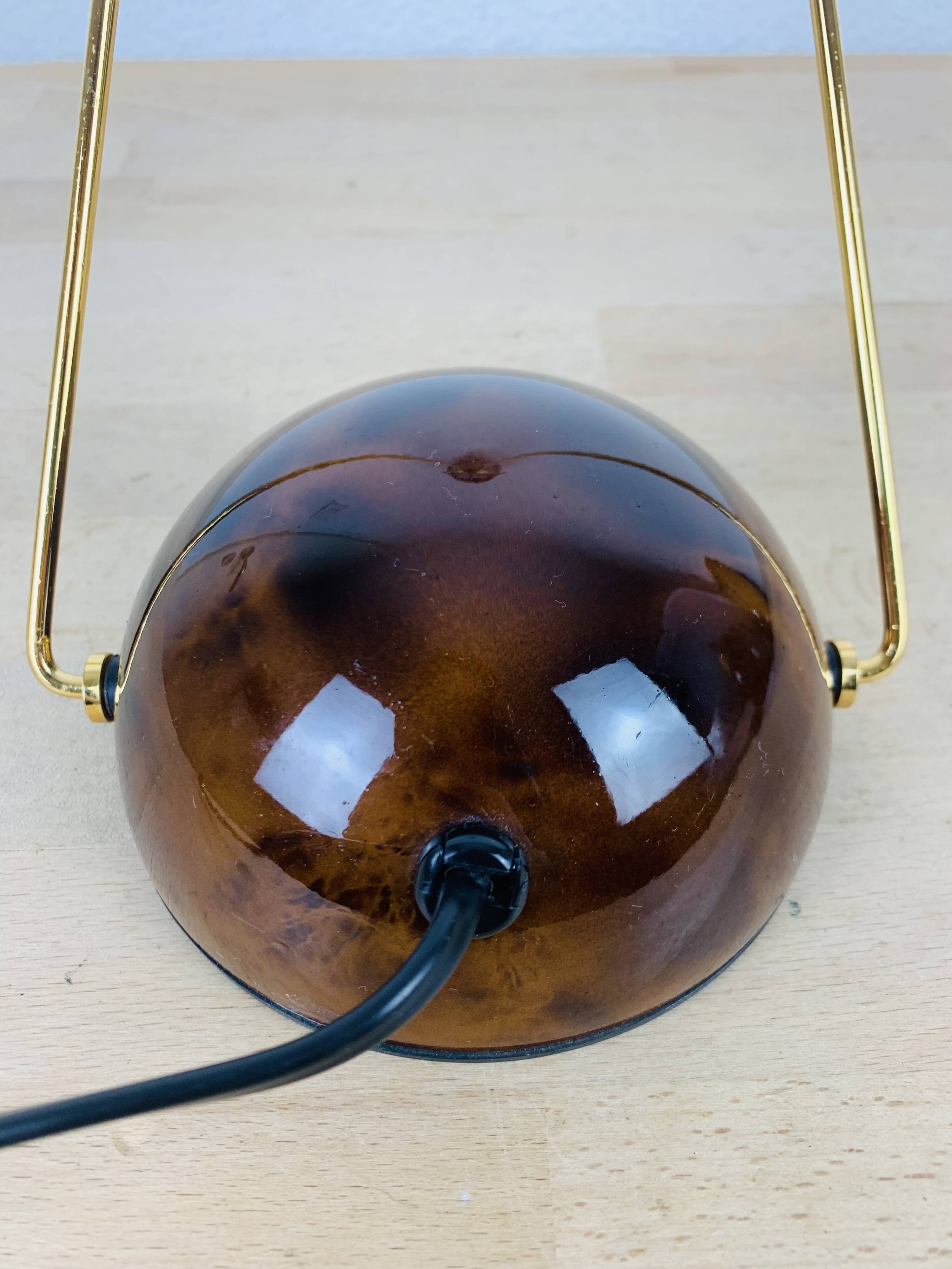 Meridiana lamp by Paolo Piva for Stefano Cevoli, tortoiseshell