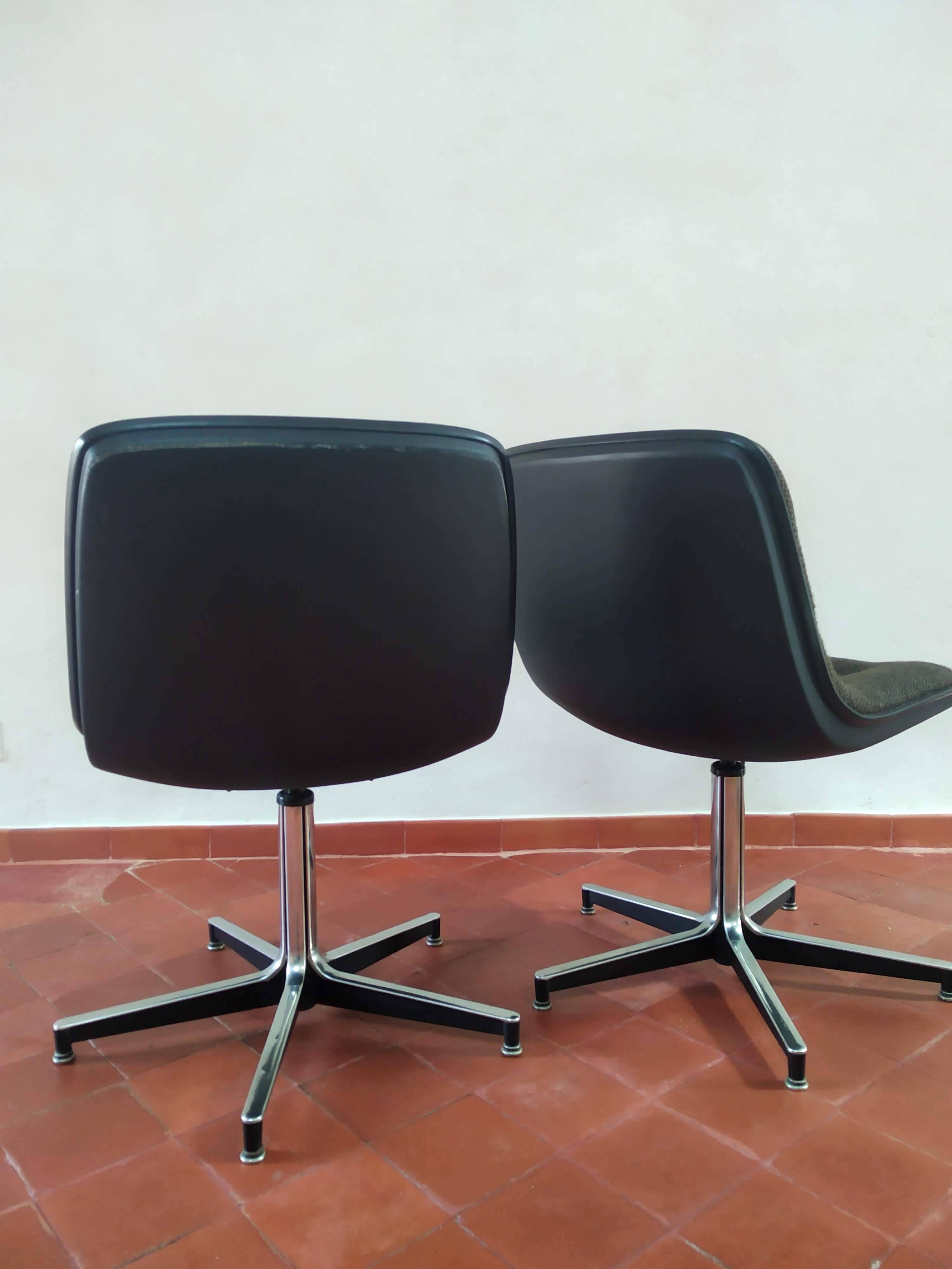 Pair of Vintage Strafor Office Chairs